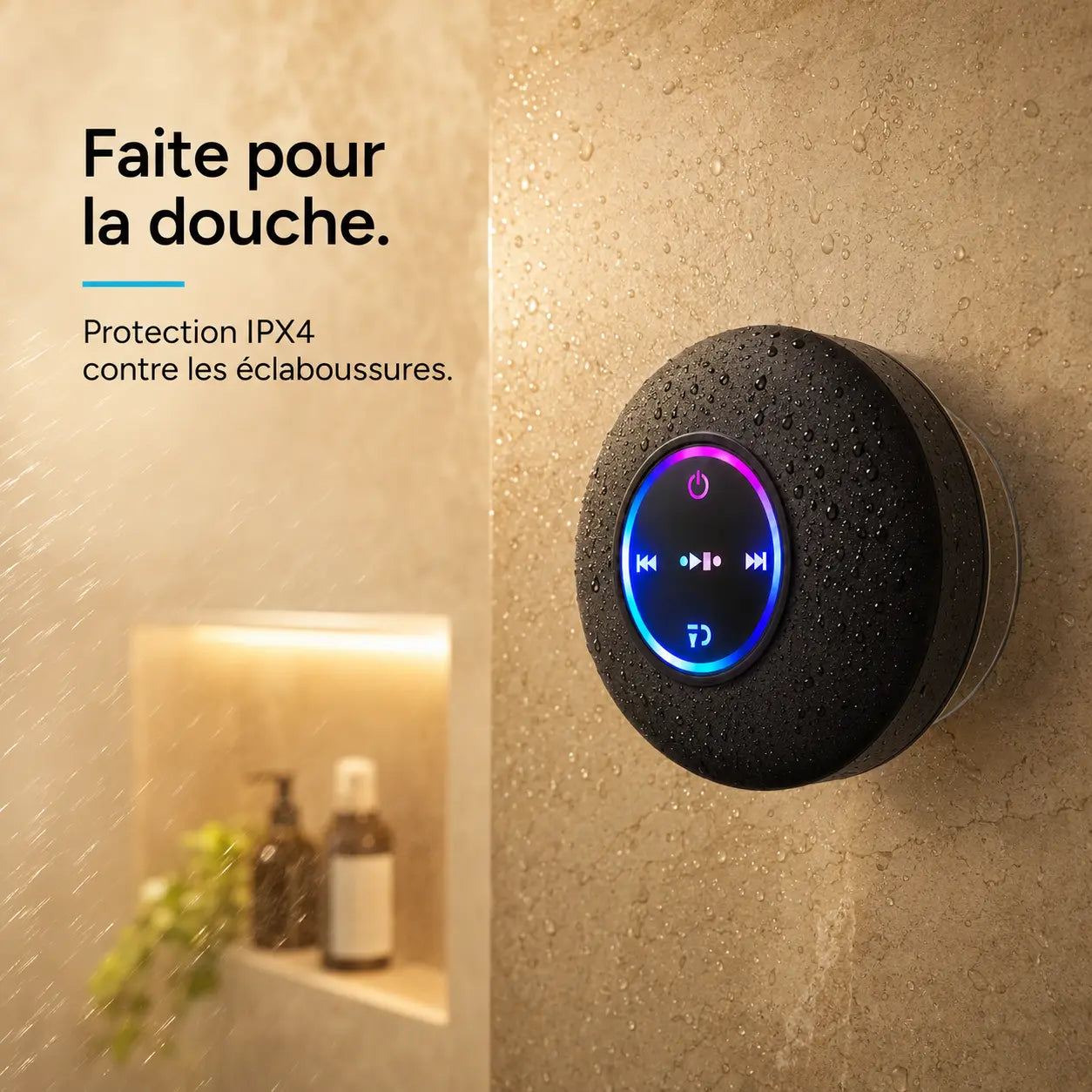 Enceinte MELOONDA protégée contre les éclaboussures